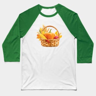 A Basketful of Autumn Fruits Baseball T-Shirt